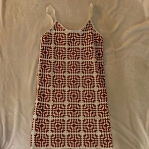 Chic Crochet Patterned Mini Dress